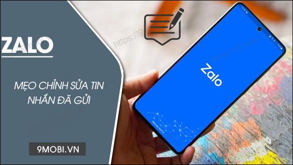 Cách chỉnh sửa tin nhắn trên Zalo vô cùng đơn giản