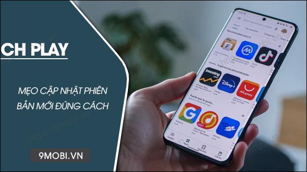 Cập nhật CH Play lên phiên bản mới nhất để trải nghiệm đầy đủ tính năng và hiệu suất tối ưu trên Android.