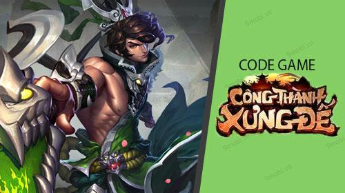 Mã code game Công Thành Xưng Đế Mobile