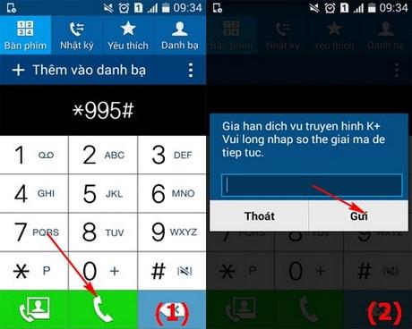 Hướng dẫn gia hạn K+ nhanh chóng qua thẻ nạp Viettel