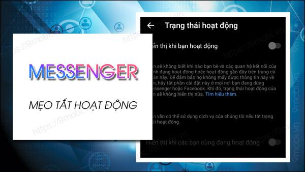 Hướng dẫn tắt hoạt động Messenger trên điện thoại Android và iOS