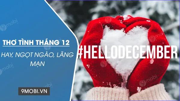 Những áng thơ tình tháng 12 - Lời yêu ấm áp giữa mùa đông lạnh giá