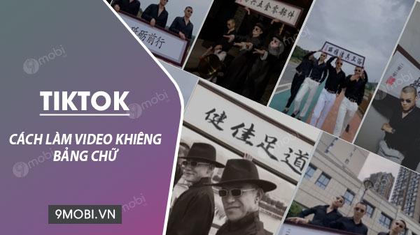 Hướng dẫn tạo video khiêng bảng chữ đang hot trên TikTok