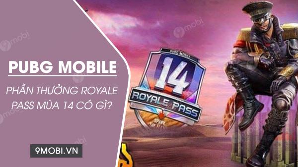 Khám phá các phần thưởng trong Royale Pass PUBG Mobile mùa 14
