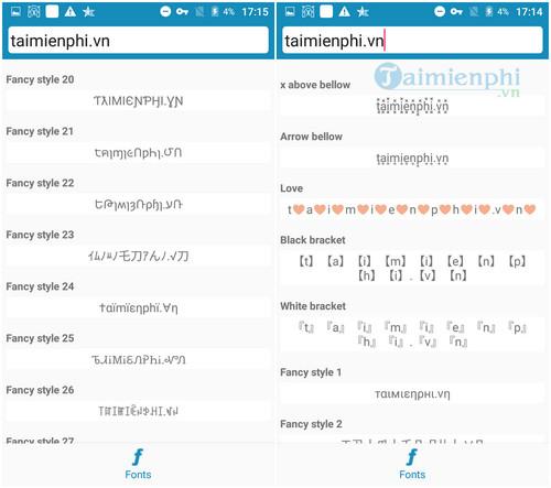 Cool Fonts - Kho phông chữ sáng tạo dành riêng cho điện thoại Android