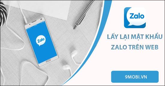 Hướng dẫn khôi phục mật khẩu Zalo trên trình duyệt web