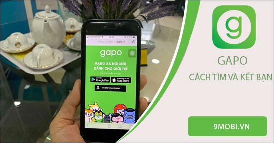 Hướng dẫn kết bạn trên Gapo