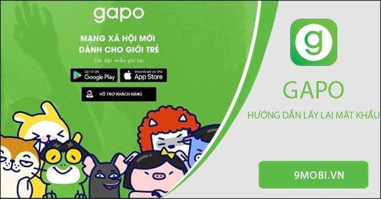 Làm thế nào để khôi phục mật khẩu Gapo khi không may quên?