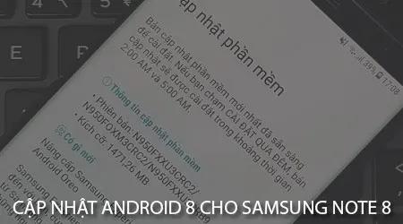Hướng dẫn cập nhật Android 8.0 cho Samsung Galaxy Note 8 một cách chi tiết và dễ dàng.