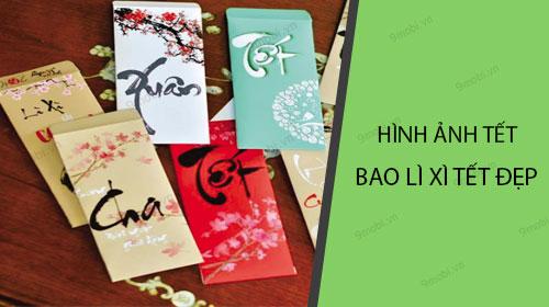 Các mẫu bao lì xì Tết đẹp, tinh tế và đầy màu sắc.