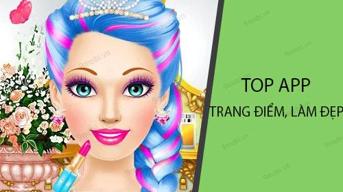 Danh sách ứng dụng trang điểm và làm đẹp hàng đầu trên điện thoại