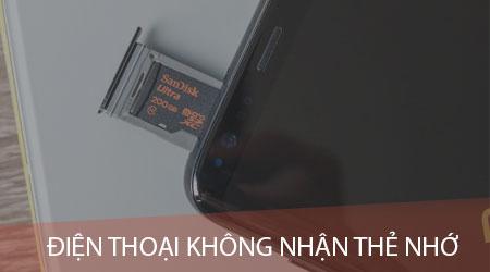 Khắc phục lỗi điện thoại không nhận thẻ nhớ: Nguyên nhân và giải pháp chi tiết