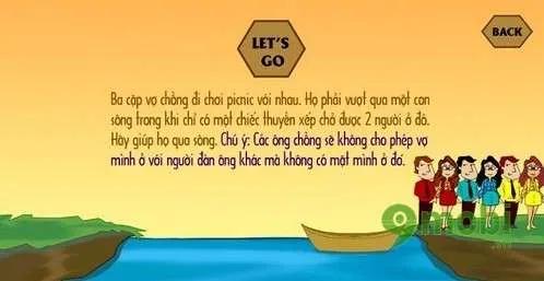 Giải mã thử thách game qua sông IQ câu 4: Cách đưa 3 cặp vợ chồng sang sông an toàn