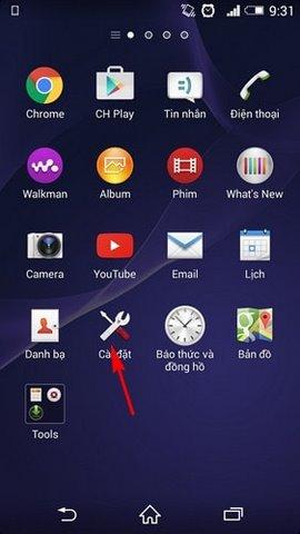 Hướng dẫn kích hoạt 3G trên điện thoại Sony Xperia