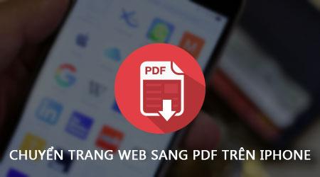 Cách lưu trang web thành PDF trên iPhone đơn giản