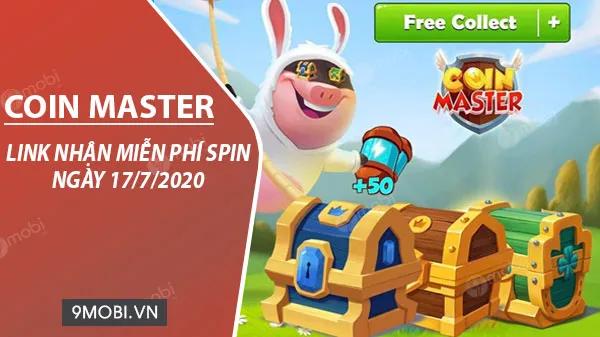 Tổng hợp Link nhận Spin Coin Master miễn phí 17/7/2020 - Cập nhật mới nhất