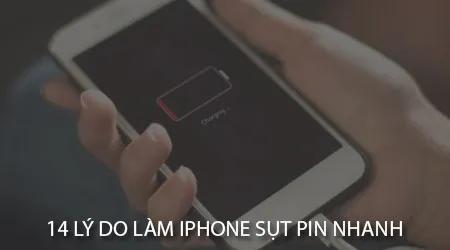 14 nguyên nhân khiến iPhone nhanh chóng hao pin