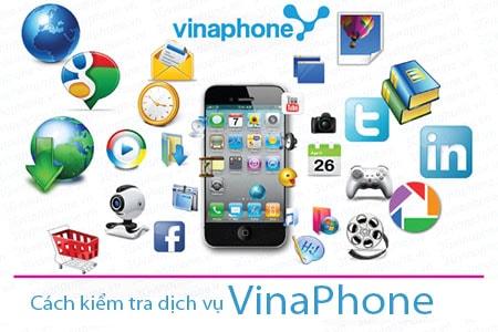Cách kiểm tra các dịch vụ Vinaphone đang sử dụng, bao gồm việc chặn cuộc gọi, nhạc chờ và Mobile TV.