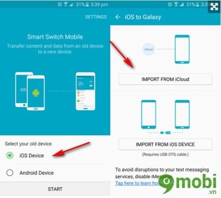 Hướng dẫn sao lưu tin nhắn từ iPhone 6s sang các thiết bị Android, Samsung, Oppo