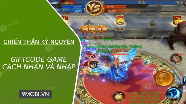 Mã code mới nhất cho game Chiến Thần Kỷ Nguyên