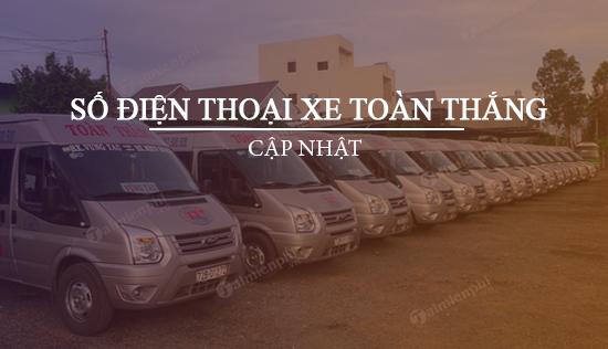 Liên hệ đặt vé xe Toàn Thắng