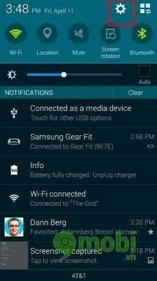 Galaxy S5 - Hướng dẫn thiết lập cảm biến vân tay bảo mật