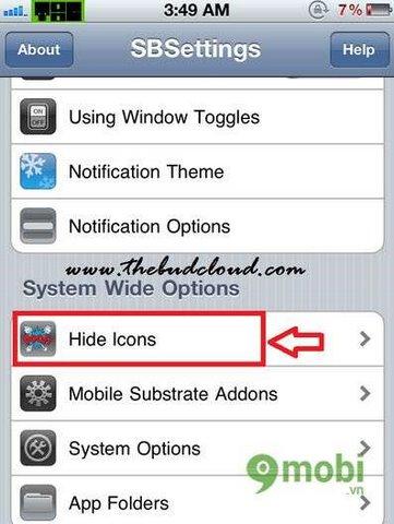 Khắc phục sự cố mất biểu tượng Cydia trên iPhone