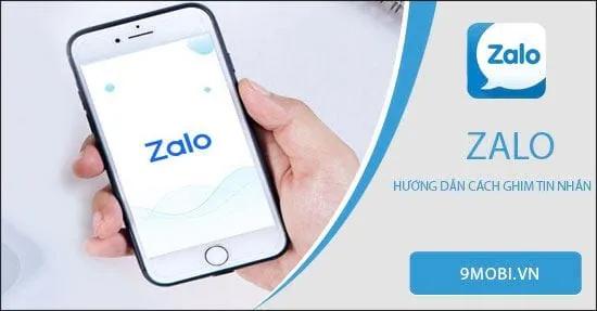 Cách ghim tin nhắn trên Zalo cho điện thoại di động