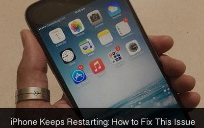 Cách khắc phục iPhone 6 Plus tự khởi động lại?
