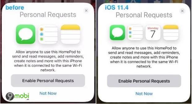 Apple chính thức thêm tính năng quản lý lịch trên HomePod thông qua bản cập nhật iOS 11.4