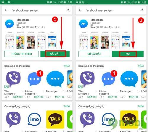 Hướng dẫn tải và cài đặt Messenger cho Samsung J7 Pro