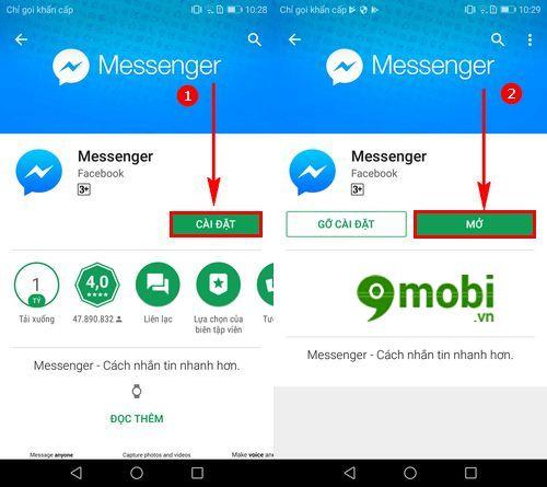 Hướng dẫn chi tiết tải và cài đặt Messenger trên Huawei Y7 Prime