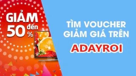 Hướng dẫn tìm kiếm voucher giảm giá trên Adayroi
