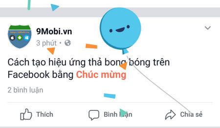 Khám phá bí quyết tạo hiệu ứng bong bóng bay lượn đầy mê hoặc khi bình luận trên Facebook