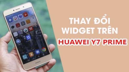 Hướng dẫn cá nhân hóa widget màn hình trên Huawei Y7 Prime