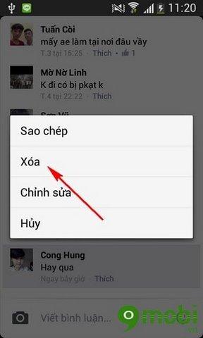 Hướng dẫn xóa bình luận trên Facebook cho Android và iOS