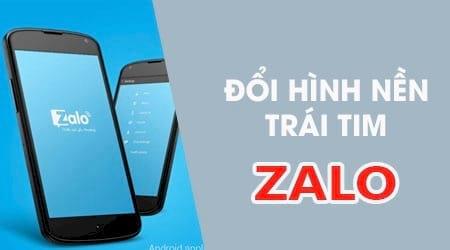 Hướng dẫn thay đổi hình nền trái tim đầy lãng mạn trên Zalo