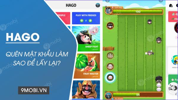 Làm thế nào để lấy lại mật khẩu Hago nếu chẳng may quên?