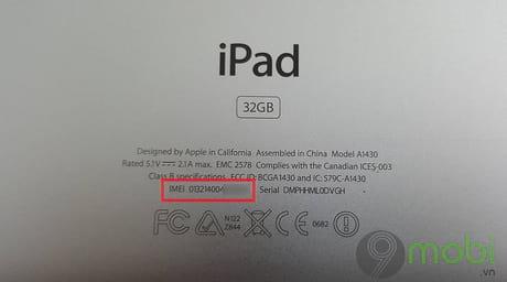 Check iMei iPad, kiểm tra số iMei iPad nhanh chóng và chính xác