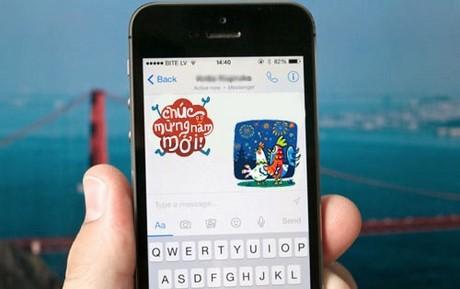 Bật mí cách gửi lời chúc Tết sinh động bằng bộ sưu tập sticker Facebook đầy màu sắc