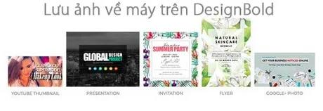 Cách tải ảnh về thiết bị từ DesignBold