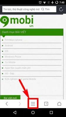 UC Browser - Hướng dẫn tạo bookmark trên trình duyệt này