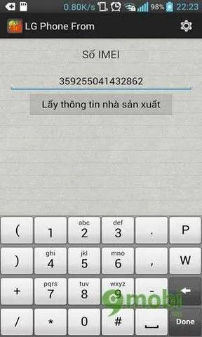 Cách kiểm tra IMEI điện thoại LG chính xác với LG Phone Form