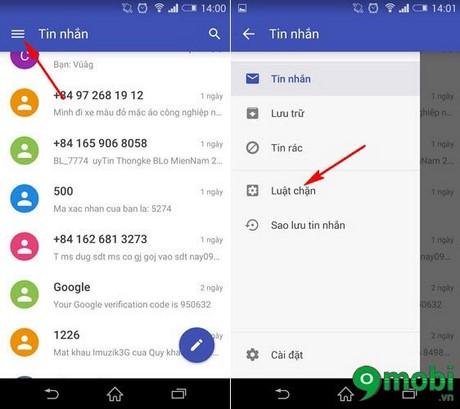 Cách ngừng nhận tin nhắn rác, quảng cáo, và lừa đảo trên HTC