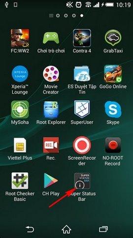 Hướng dẫn thay đổi biểu tượng nhà mạng trên điện thoại Sony