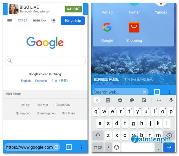 Đánh giá trình duyệt web - Trải nghiệm duyệt web nhanh trên điện thoại