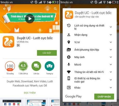 UC Browser - Hướng dẫn cài đặt trên điện thoại Android của bạn