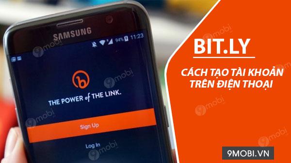 Cách đăng ký tài khoản Bit.ly trên điện thoại