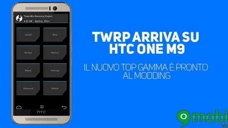 Hướng dẫn chi tiết cài đặt TWRP Recovery cho dòng điện thoại HTC: One, A9, A8 và nhiều model khác