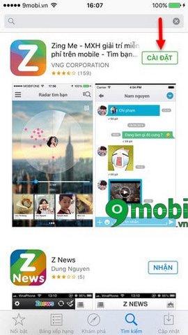 Cách tải và cài đặt Zing Me trên các thiết bị iPhone, Android
